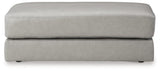 Amiata Glacier 2-Piece Sectional with Ottoman — front view