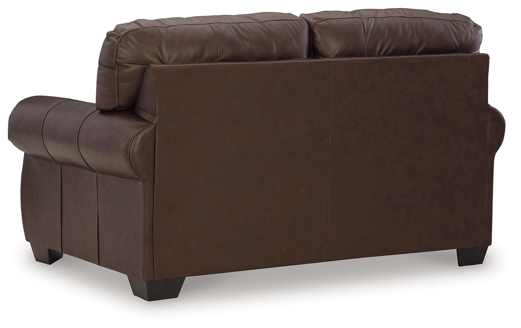 Colleton loveseat rear view