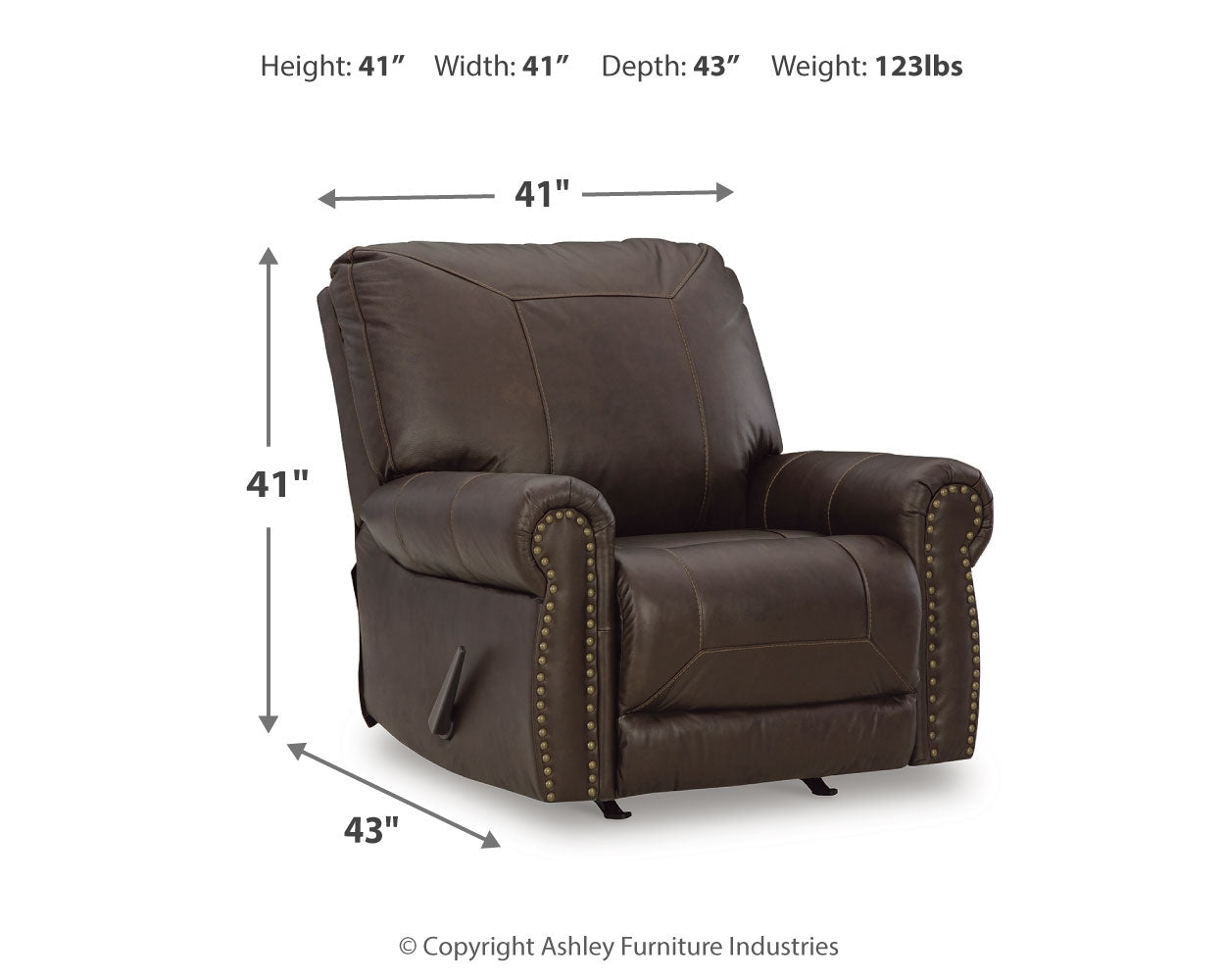 Colleton loveseat angled corner view