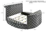 Voltare headboard stitching detail