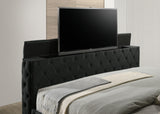 Footboard with integrated TV lift panel, Josephine King Bed