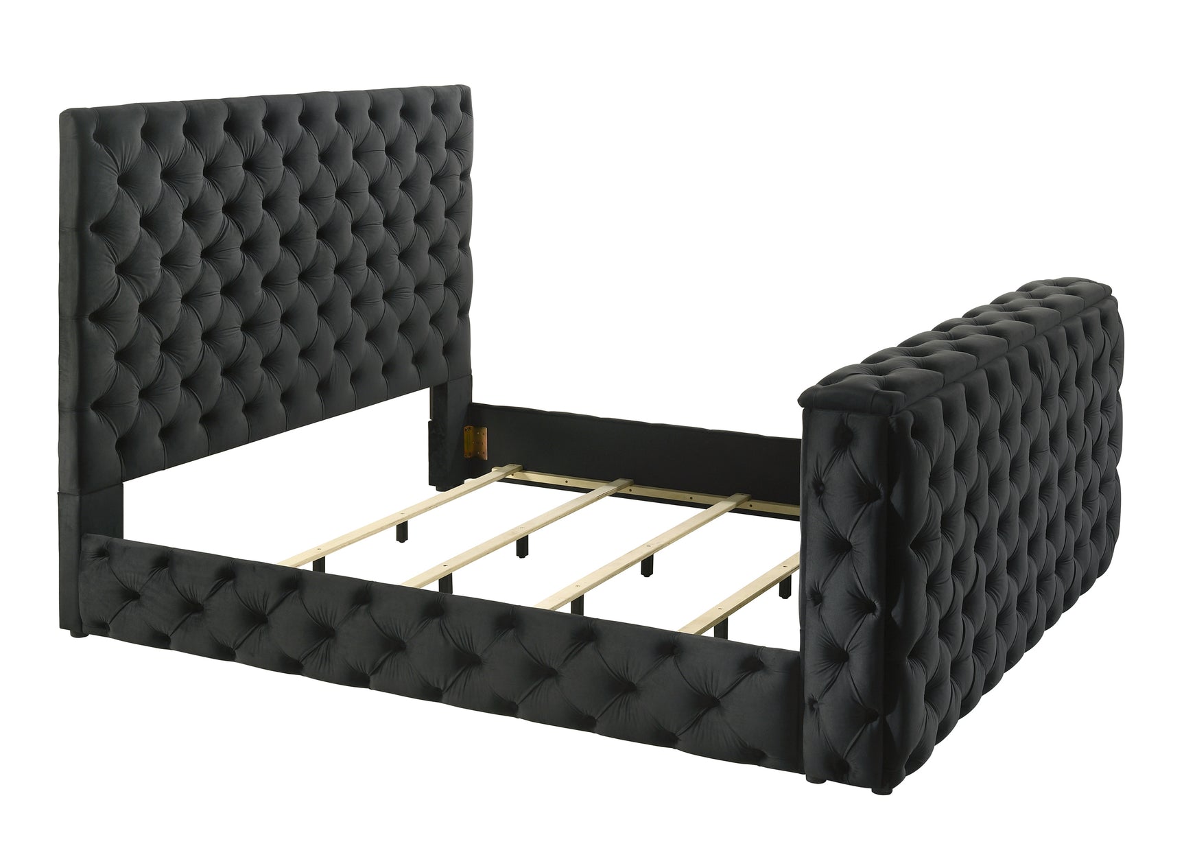 Footboard with TV lift mechanism open