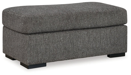 Gardiner pewter ottoman top view