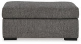 Gardiner pewter ottoman side view