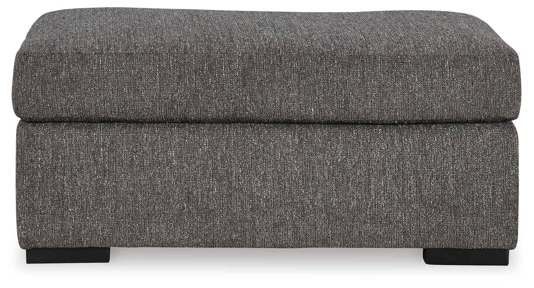 Gardiner Pewter Ottoman side view