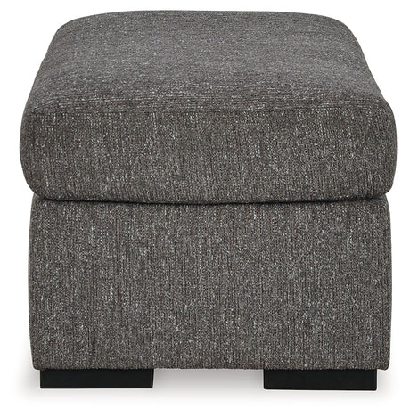 Gardiner Pewter Ottoman top view