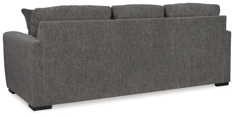 Gardiner accent pillows detail on sofa chaise