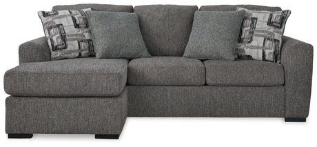 Ottoman matching the Gardiner pewter chaise sofa