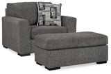 Gardiner pewter chair front view