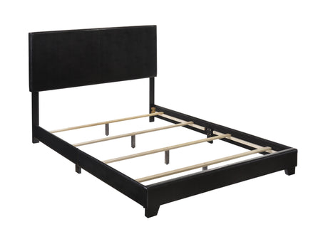 Front view of Erin King PU Leather Upholstered Bed