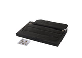 Erin Black PU Faux Leather Upholstered King Bed front view