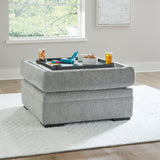 room view of Casselbury Cement 2-Piece Sectional with Ottoman sectional sofa