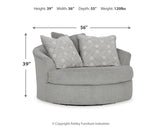 Casselbury chair dimension diagram