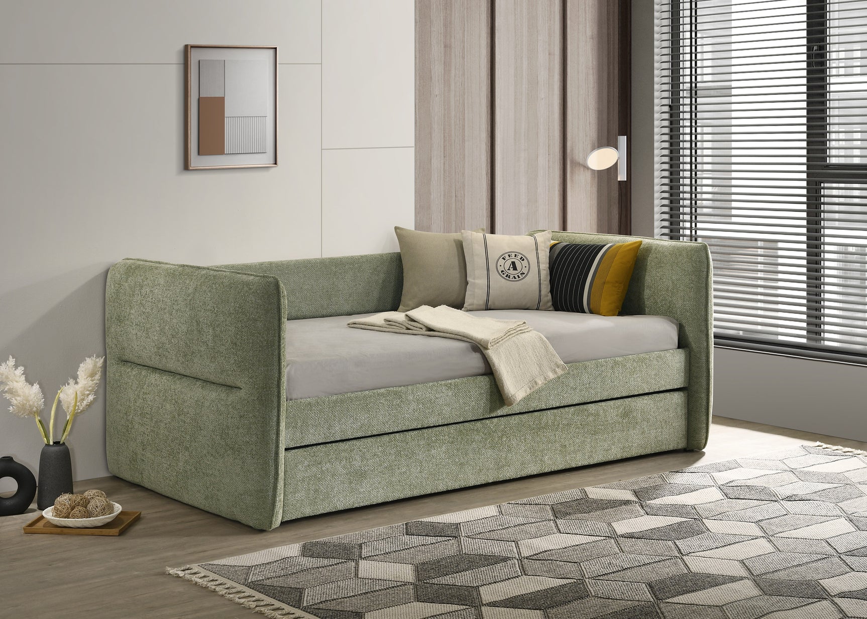Philipa Daybed arm panel side view