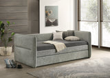 Philipa Light Gray Upholstered Daybed