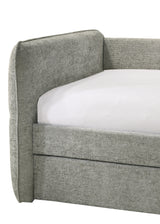 Philipa Light Gray Upholstered Daybed