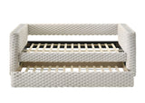 Daybed slats and frame underside