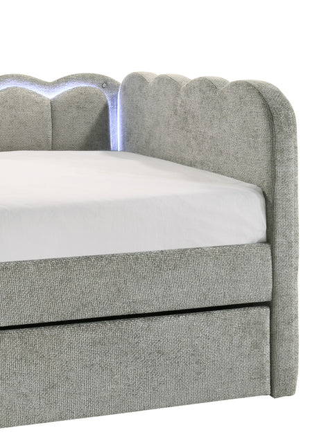 LED lighting detail on Melody Daybed frame