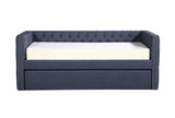 Trundle pulled out from daybed