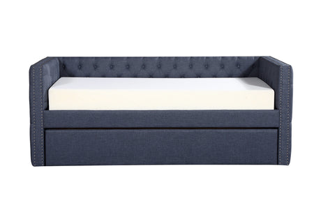 Trundle pulled out from daybed