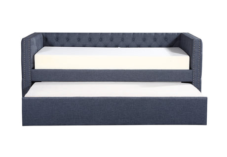 Side view of Trina Gunmetal daybed