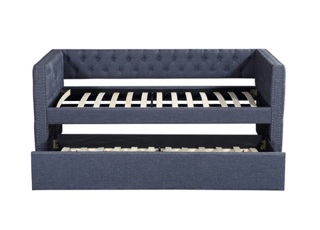 Top view showing daybed and trundle