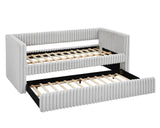 Hailey Daybed back and side rail close-up
