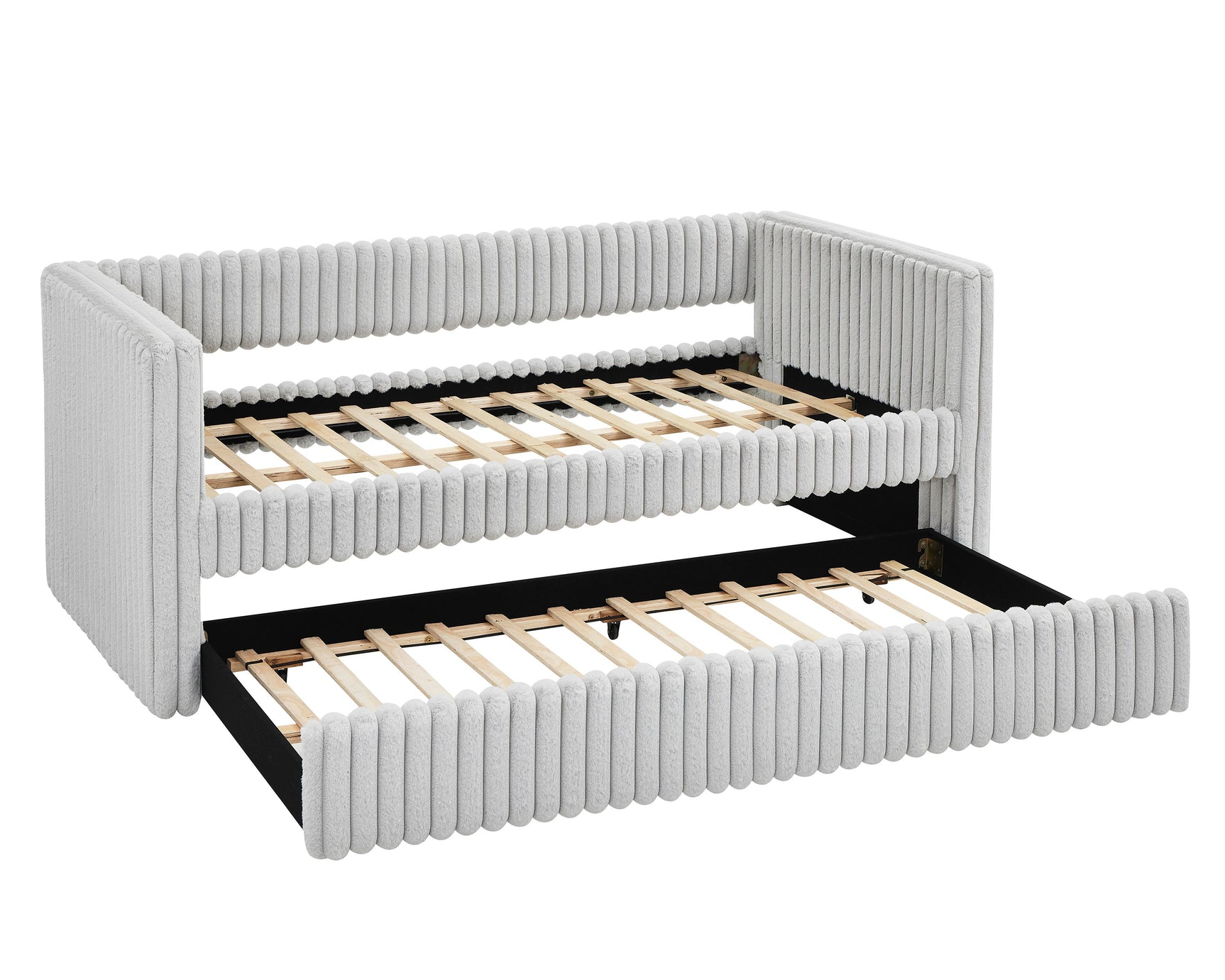 Hailey Daybed back and side rail close-up