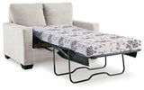 Rannis sofa sleeper open with mattress extended