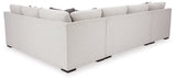 Detail close-up of Koralynn sectional fabric and cushions