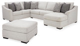 Koralynn Stone 3-Piece Sectional with Ottoman - image 2