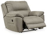 Loveseat with open recliner position