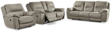 Sofa and Loveseat set together angle