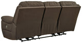 Full sofa reclining position of Next-Gen Gaucho Power Reclining Sofa