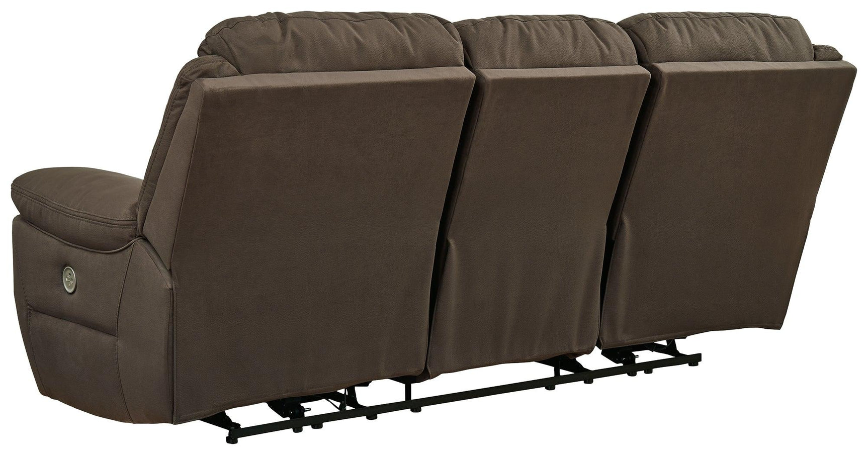 Full sofa reclining position of Next-Gen Gaucho Power Reclining Sofa