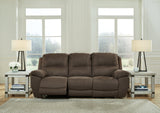 Alternate angle with recliner extended on Next-Gen Gaucho Sofa