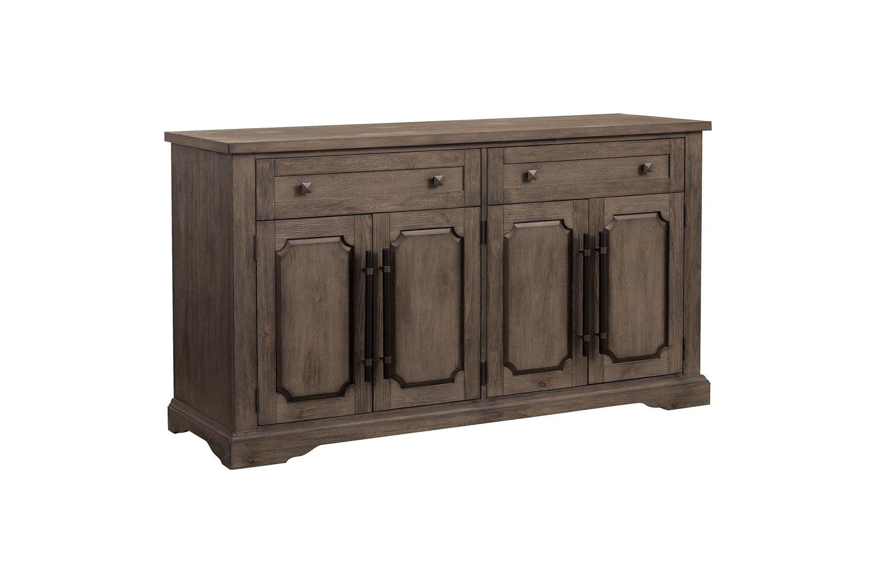 Side view extended dining table