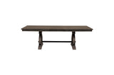 Close-up detail of Toulon Dark Oak rustic wood finish