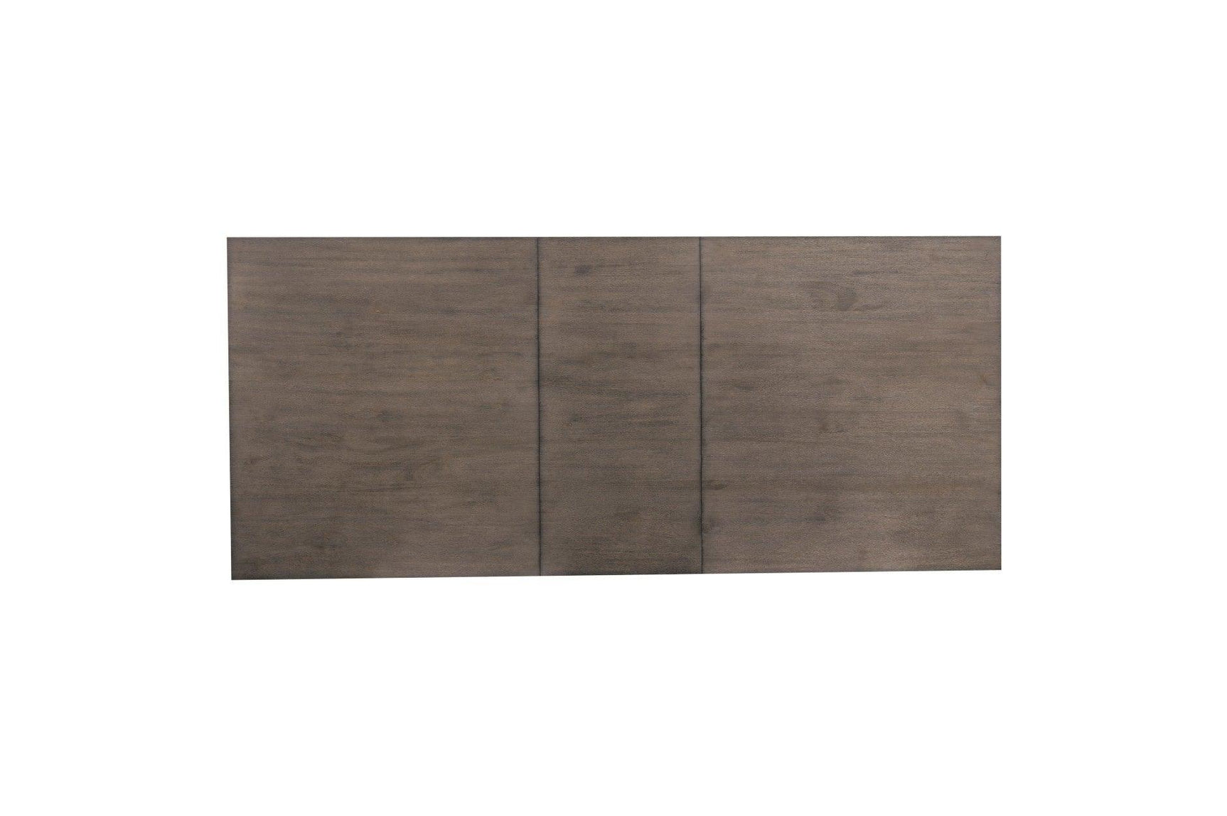 Top view of Toulon Dark Oak dining table surface