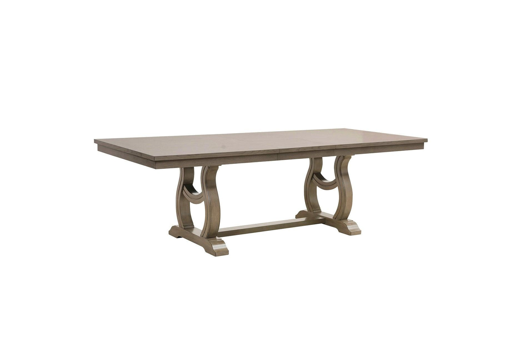 room side perspective of extended dining set