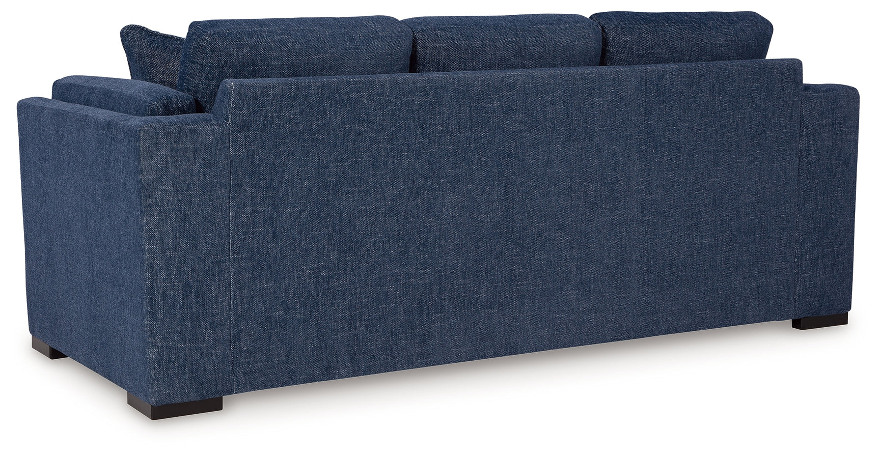 Back detail of Evansley Navy Sofa and Loveseat