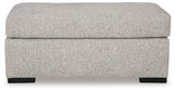 Evansley Pewter Ottoman side profile