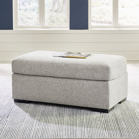 Evansley pewter sofa, loveseat, chair, and ottoman set main view