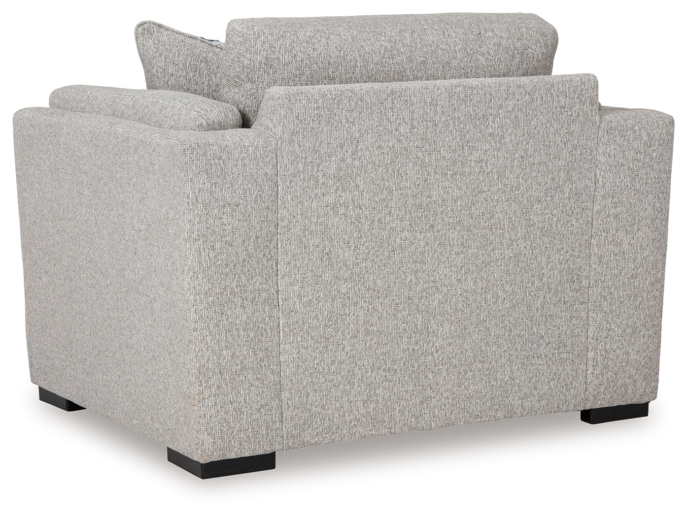 Evansley pewter ottoman side view