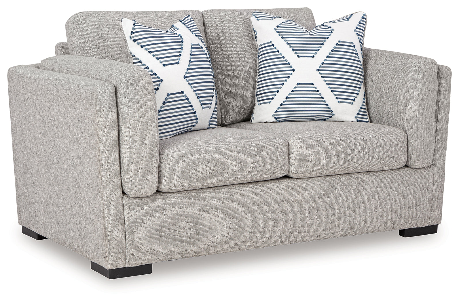 Evansley pewter chair side view