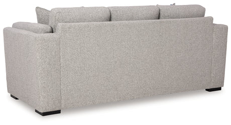 Evansley Pewter Nuvella® Sofa back view