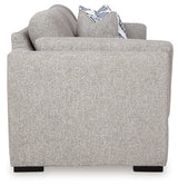 Evansley Pewter Nuvella® Sofa side profile