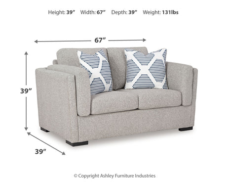 Evansley pewter ottoman angled front