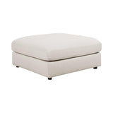 Side perspective of Serene Beige Upholstered Modular Sectional
