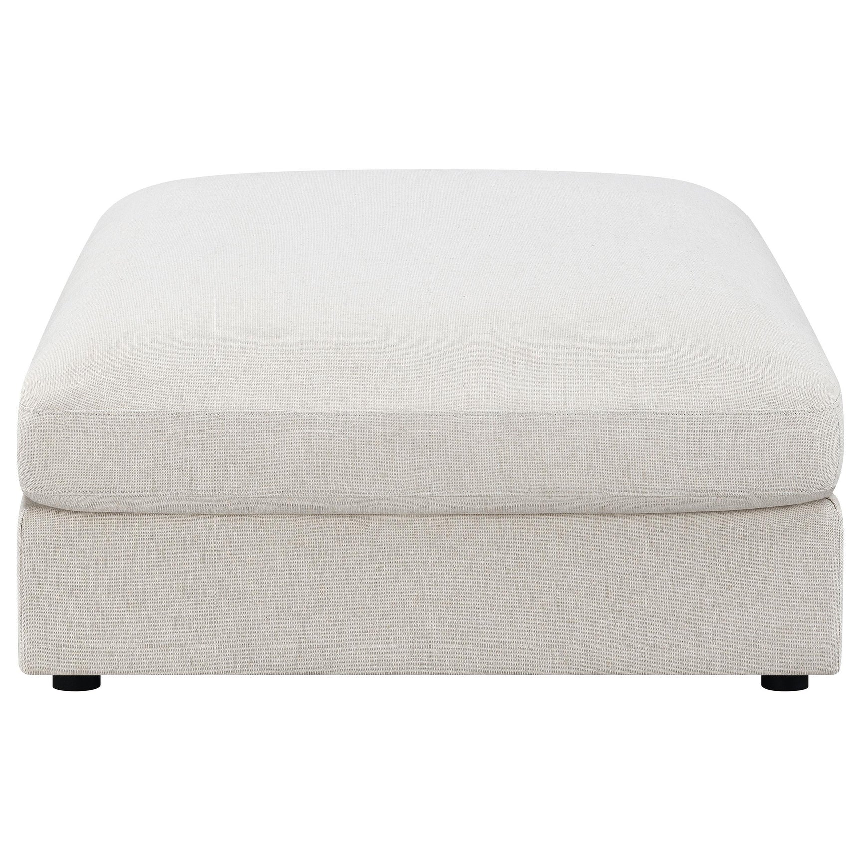 Detail of armrest upholstery on Serene sectional sofa